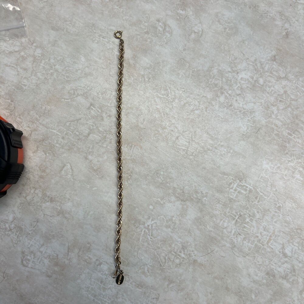 Park Lane 7 Inch Gold Tone Rope Bracelet